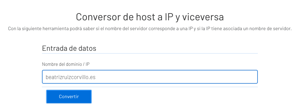 Conversor host a IP